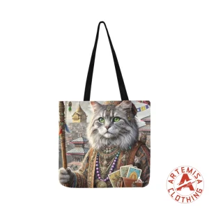 Tote bag Arcadio chamán de la sabiduría felina